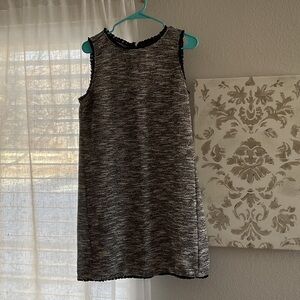 Loft Outlet Black Tweed Dress